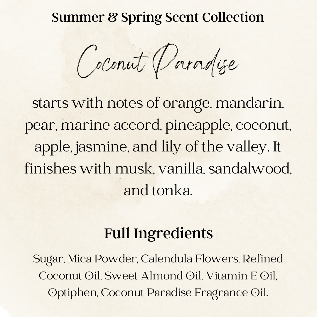 Summer & Spring Scents - Sugar Scrubs