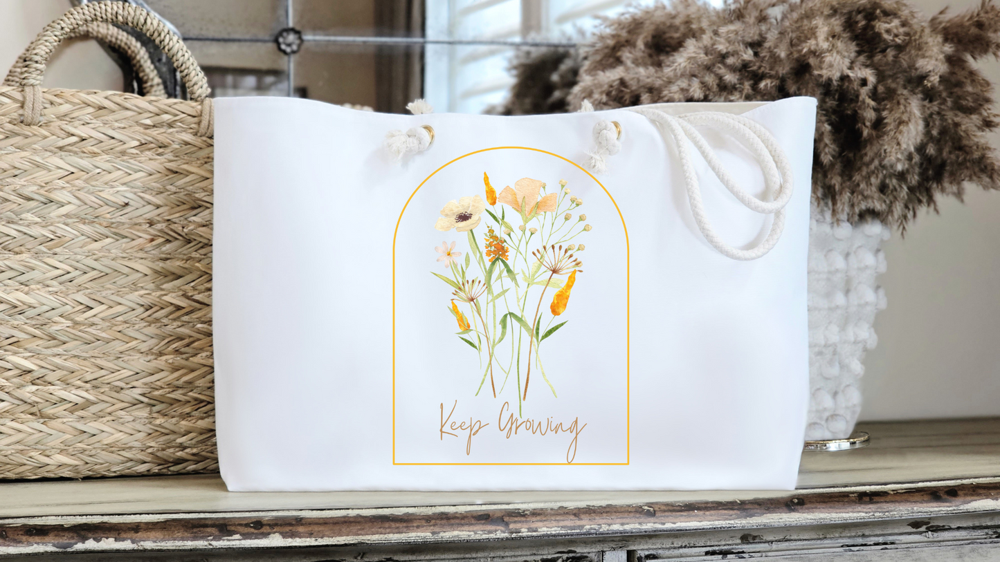 Keep Growing Weekender Bag