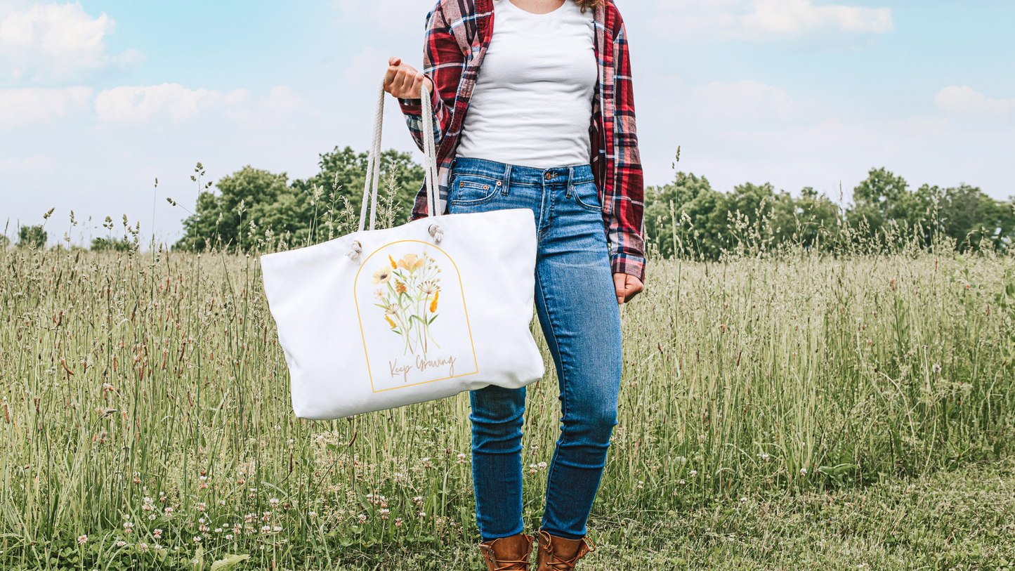 Keep Growing Weekender Bag
