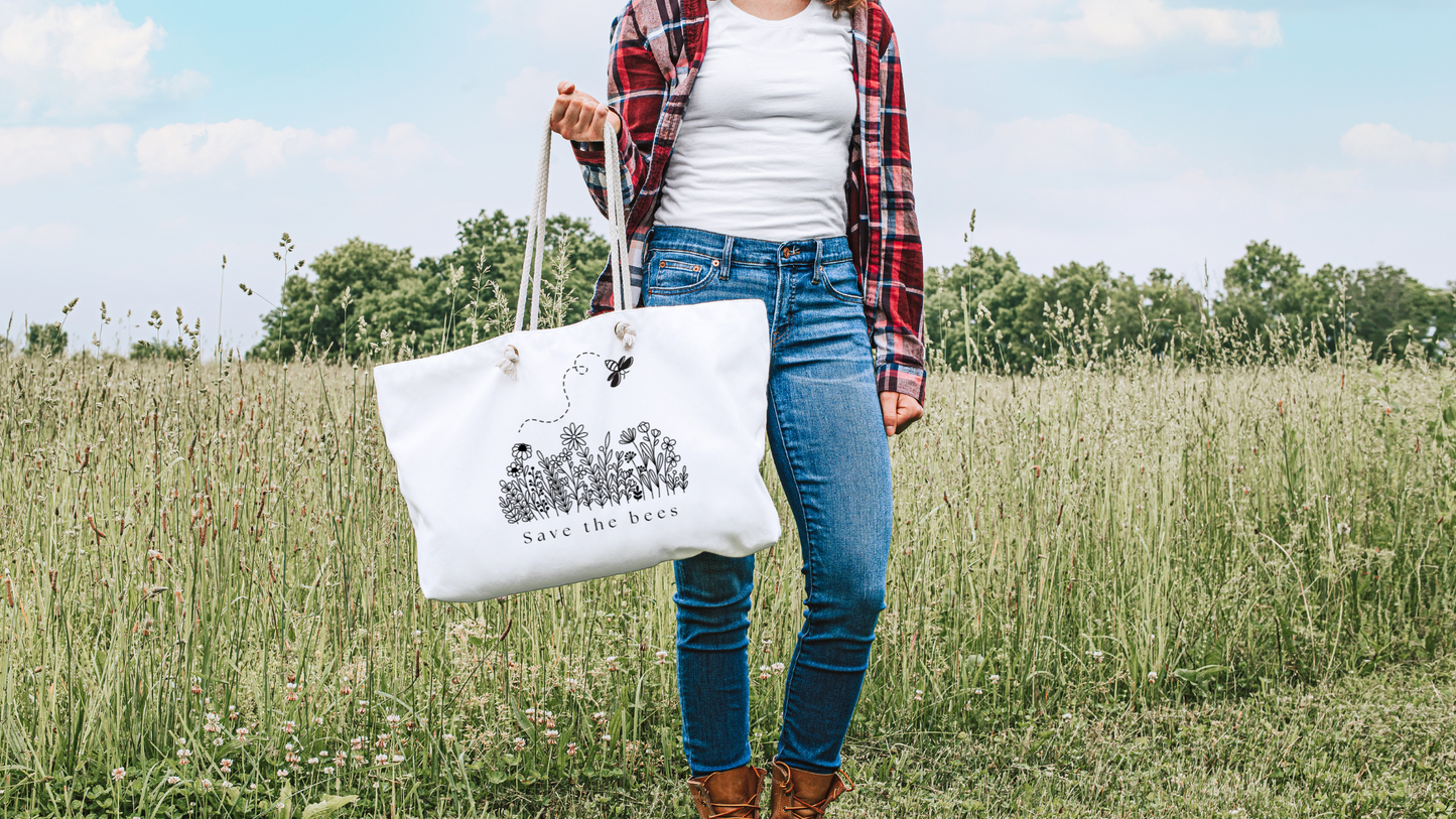 Save the Bees Weekender Bag