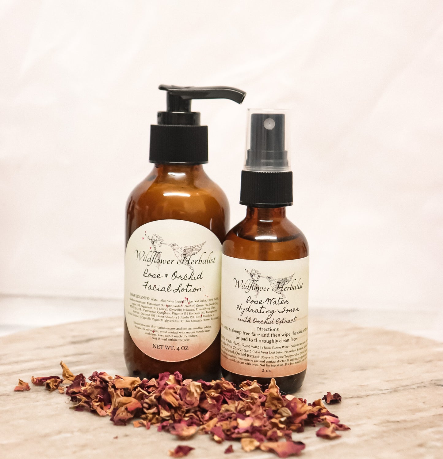 Rose Facial Toner with Orchid Extract